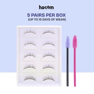 Hasom First Touch pestañas de tira - Wispy 01