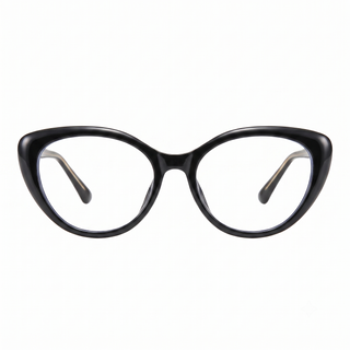 Bardot Cat Eye Black clear lens