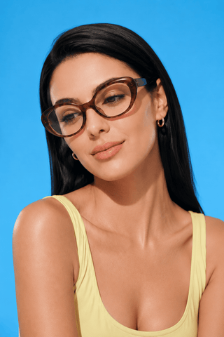 Bardot Cat Eye Wine clear model