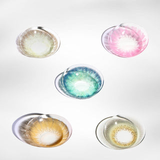 EyeCandys colored prescription contact lens bundle featuring a variety of vibrant colors for versatile and stylish eye looks