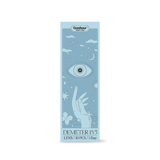 Gemhour Demeter 1-Day Ocean Blue (10pk) Color Contact Lens - EyeCandys