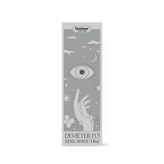 Gemhour Demeter 1-Day Pebble Grey (10pk) Color Contact Lens - EyeCandys