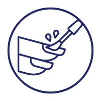 Nail icon – symbol of long-lasting, durable EyeCandys gel nail stickers.