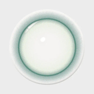 Close-up of EyeCandys I-Girl One Pick Natural Soda contact lens showing detailed lens design for natural eye enhancement