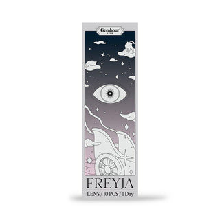 Gemhour Freyja 1-Day Mood Grey (10pk) Color Contact Lens - EyeCandys