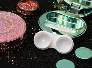 Magic Moon Contact Lens Case colored contacts circle lenses - EyeCandy's