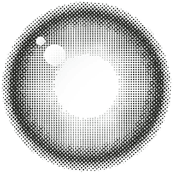 Design of the Gemhour Demeter 1-Day Ocean Blue (10pk) prescription color contact lens dailies from Eyecandys on a white background, showing the fine pixel detail and enlarging limbal ring.