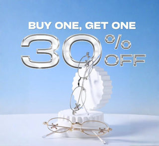 EyeCandys prescription glasses on sale, stylish frames with clear lenses, perfect for everyday wear and vision correction.