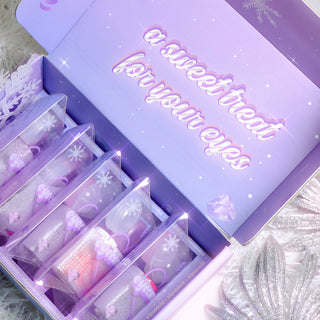 Bundle set of various colored contact lenses in feminine packaging from EyeCandys