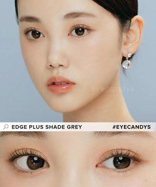 i-Sha Oriana Edge Plus 1-Day Shade Grey (10pk) Colored Contacts Circle Lenses - EyeCandys