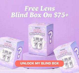 Free Lens Blind Box with $75+ purchase. Get a surprise pair of contact lenses hand-picked by EyeCandys. Shop now and unlock your free blind box.