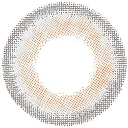 Design of the Lensrang Celinay Grey prescription colour contact lenses from Eyecandys on a white background, showing the fine pixel detail and enlarging limbal ring.