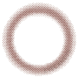 Design of the Lensrang Iwwing Choco prescription colour contact lenses from Eyecandys on a white background, showing the fine pixel detail and enlarging limbal ring.