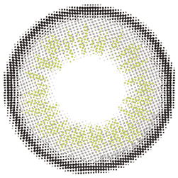Design of the Lensrang Iwwitch Grey prescription colour contact lenses from Eyecandys on a white background, showing the fine pixel detail and enlarging limbal ring.
