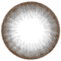 Design of the Lensrang Snug Grey prescription colour contact lenses from Eyecandys on a white background, showing the fine pixel detail and enlarging limbal ring.