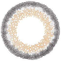 Design of the Lensrang Stunning Grey prescription colour contact lenses from Eyecandys on a white background, showing the fine pixel detail and enlarging limbal ring.