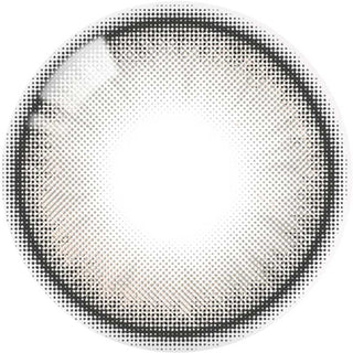 Close up detailed view of a Olala Meow Kitten Beige contact lens design