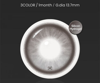 Close up detailed view of a i-Sha Reborn Moon Stone contact lens design