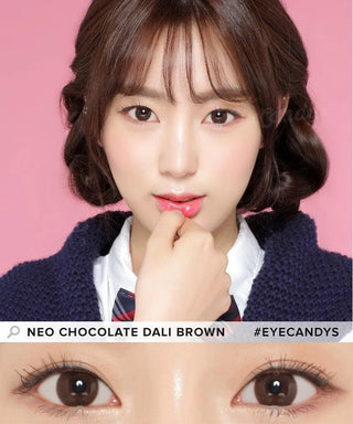 NEO Dali Chocolate Brown (Custom Toric) Color Contacts for Astigmatism - EyeCandys