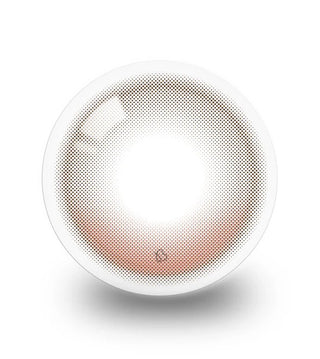 Olola Vela Rosy Brown contact lens artwork and pattern close-up.