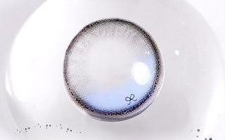 Close up detailed view of a i-Sha Reborn Reborn Sky Veil contact lens design