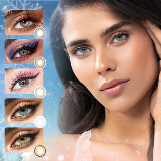 Holiday 2023 Snow Eyes Set (5 Pairs) Color Contact Lens - EyeCandys