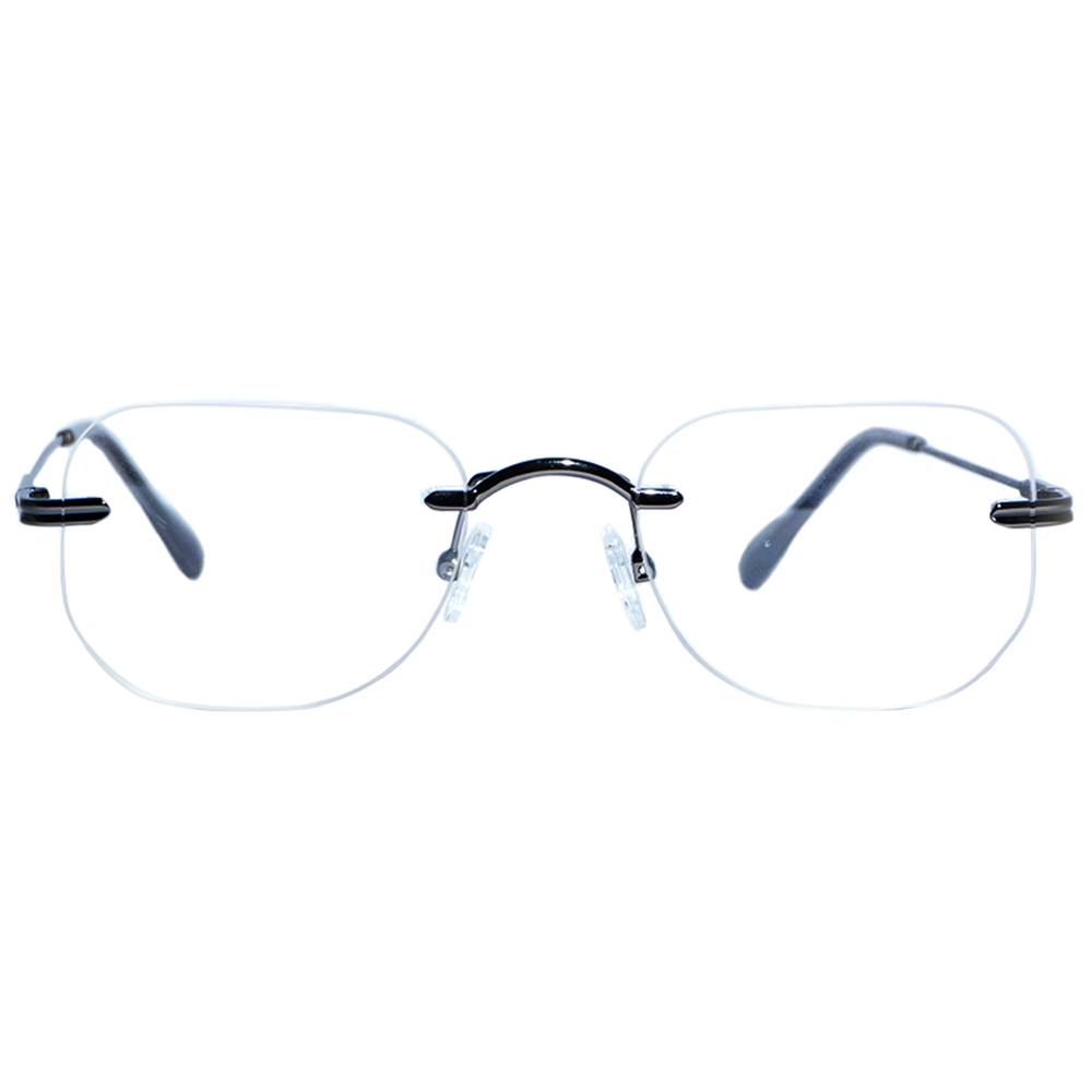 Starlight Rimless Rectangular Glasses – EyeCandys®