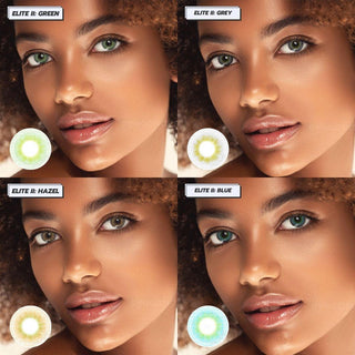 Innovision Elite II: 3-tone Honey Natural Color Contact Lens for Dark Eyes - EyeCandys