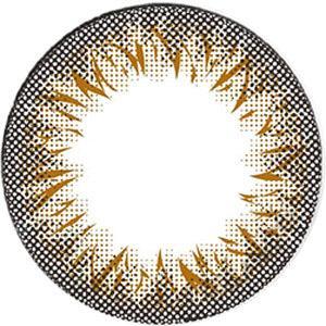 Clalen Iris Latin Brown Colored Contacts Circle Lenses - EyeCandys