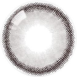 Design of the Olola Dearsome Ash Grey (KR) colored prescription contact lenses from Eyecandys on a white background, showing detailed dotted patterns designed to enhance the iris.