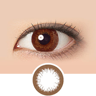 Freshlook Illuminate 1-Day (30 Pcs) Light Brown colored contacts circle lenses - EyeCandy's
