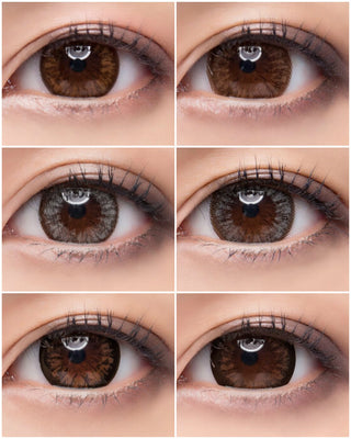 GEO Grang Grang Brown Color Contact Lens - EyeCandys