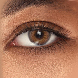 Innovision Elite II: 3-tone Honey Natural Color Contact Lens for Dark Eyes - EyeCandys