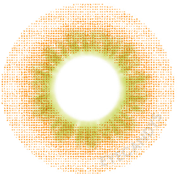 Innovision Elite II: 3-tone Honey Natural Color Contact Lens for Dark Eyes - EyeCandys