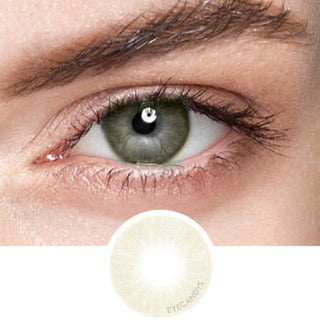 Innovision Fantasy V: 1-tone Crystal colored contacts lens for dark eyes - EyeCandys