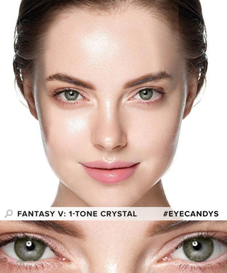 Innovision Fantasy V: 1-tone Crystal colored contacts lens for dark eyes - EyeCandys