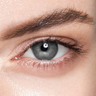 Innovision Fantasy V: 1-tone Forest Grey colored contacts lens for dark eyes - EyeCandys