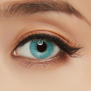 Innovision Luxury Aqua Natural Color Contact Lens for Dark Eyes - EyeCandys