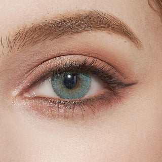 Innovision Luxury Aqua Natural Color Contact Lens for Dark Eyes - EyeCandys