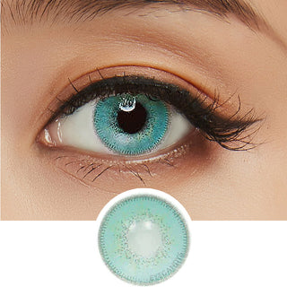 Innovision Luxury Aqua Natural Color Contact Lens for Dark Eyes - EyeCandys