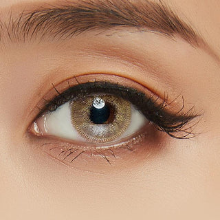 Innovision Luxury Hazel Natural Color Contact Lens for Dark Eyes - EyeCandys