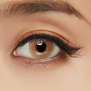 Innovision Luxury Honey Natural Color Contact Lens for Dark Eyes - EyeCandys