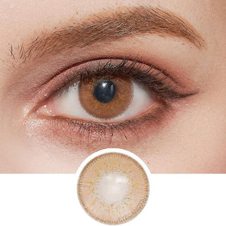 Innovision Luxury Honey Natural Color Contact Lens for Dark Eyes - EyeCandys