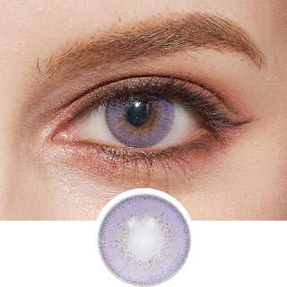 Innovision Luxury Violet Natural Color Contact Lens for Dark Eyes - EyeCandys