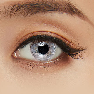 Innovision Luxury White Grey Natural Color Contact Lens for Dark Eyes - EyeCandys