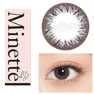 Minette 1-Day Layer Mist Grey (10pk) Colored Contacts Circle Lenses - EyeCandys