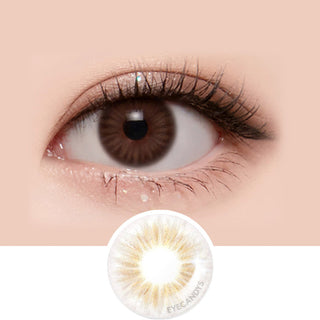 LensMe Akma RealFit Choco (30pk) colored contacts circle lenses - EyeCandy's