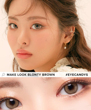 LensMe Make Look Blonty Brown Colored Contacts Circle Lenses - EyeCandys