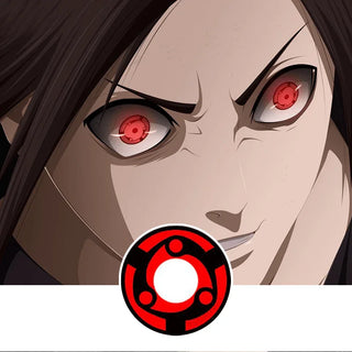 Innovision FX Sharingan Naruto Itachi Series Color Contact Lens for Dark Eyes - Eyecandys