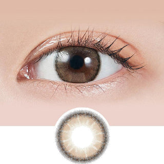 Molak Dazzle Beige (10pk) Colored Contacts Circle Lenses - EyeCandys